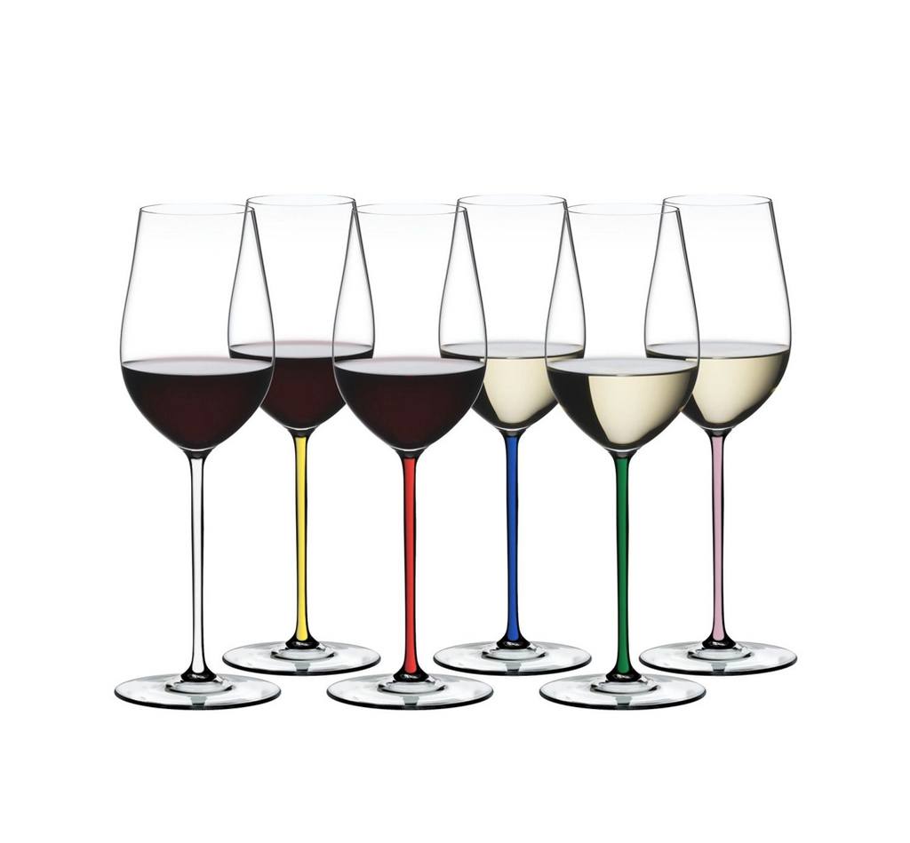 Austria RIEDEL FATTO A MANO Brilliant Series Riesling/Zinfandel Cup Six-Color Set FATTO A MANO GIFT SET RIESLING/ZINFANDEL (SET OF 6'S) 7900/15-V